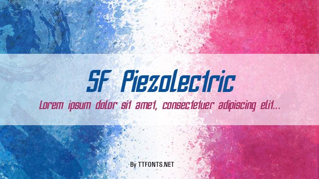 SF Piezolectric example